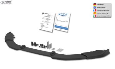 RDX Frontspoilerlippe VARIO-X für VW Taigo R-Line (CS / 2023+) Frontlippe Front Ansatz Vorne Spoilerlippe
