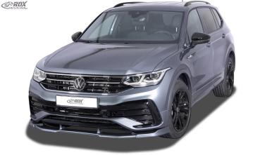 RDX Frontspoilerlippe VARIO-X für VW Tiguan R-Line (CT / 2020+) Frontlippe Front Ansatz Vorne Spoilerlippe