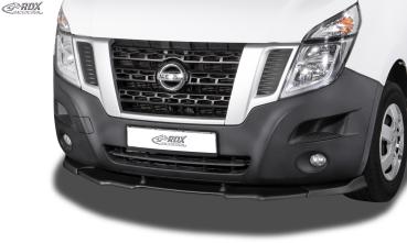 RDX Frontspoilerlippe VARIO-X für NISSAN NV400 (2010+) & Interstar (2021+) Frontlippe Front Ansatz Vorne Spoilerlippe