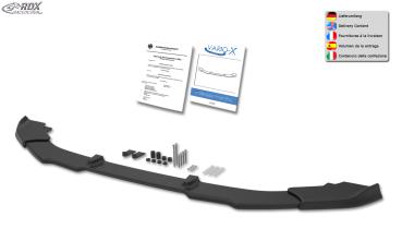 RDX Frontspoilerlippe VARIO-X für NISSAN NV400 (2010+) & Interstar (2021+) Frontlippe Front Ansatz Vorne Spoilerlippe