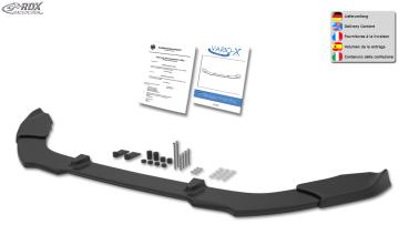 RDX Frontspoiler VARIO-X für FORD Fiesta MK7 JA8 JR8 (2012-2017) Frontlippe Front Ansatz Vorne Spoilerlippe