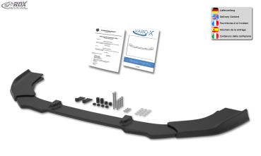 RDX Frontspoilerlippe VARIO-X für DACIA Dokker Stepway (SD) & Lodgy Stepway (SD) Frontlippe Front Ansatz Vorne Spoilerlippe