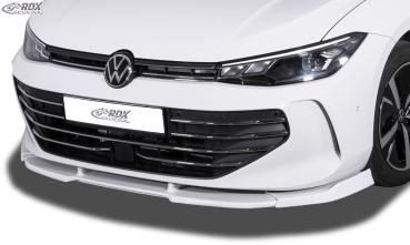 RDX Frontspoilerlippe VARIO-X für VW Passat (CJ / B9 / 2024+) Frontlippe Front Ansatz Vorne Spoilerlippe