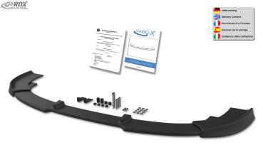 RDX Frontspoilerlippe VARIO-X für HONDA Civic 2012+ Frontlippe Front Ansatz Vorne Spoilerlippe