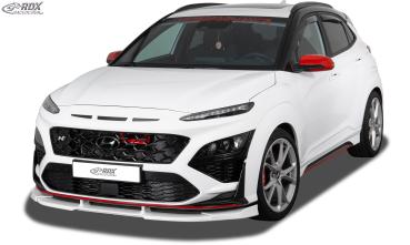 RDX Frontspoiler VARIO-X für HYUNDAI KONA (2020-2023) N / N-Line Frontlippe Front Ansatz Vorne Spoilerlippe
