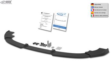 RDX Frontspoiler VARIO-X für FIAT Ducato & CITROEN Jumper & PEUGEOT Boxer (2006-2014) Frontlippe Front Ansatz Vorne Spoilerlippe
