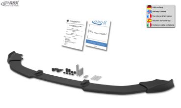 RDX Frontspoilerlippe VARIO-X für HYUNDAI Veloster Frontlippe Front Ansatz Vorne Spoilerlippe