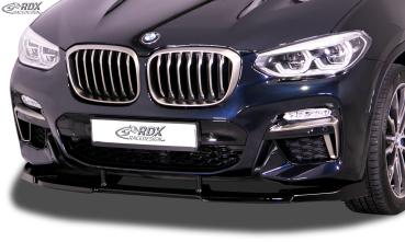 RDX Frontspoilerlippe VARIO-X für BMW X3 (G01) & für BMW X4 (G02) für M-Sport & M-Aerodynamik-Paket Frontlippe Front Ansatz Vorne Spoilerlippe