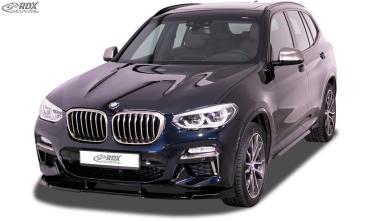 RDX Frontspoilerlippe VARIO-X für BMW X3 (G01) & für BMW X4 (G02) für M-Sport & M-Aerodynamik-Paket Frontlippe Front Ansatz Vorne Spoilerlippe