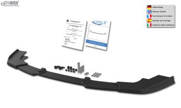 RDX Frontspoilerlippe VARIO-X für MERCEDES CLS-Klasse C219 AMG (Passend an AMG bzw. Fahrzeuge mit AMG Frontstoßstange) Frontlippe Front Ansatz Vorne Spoilerlippe