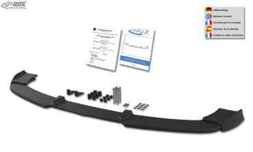 RDX Frontspoilerlippe VARIO-X für MERCEDES SLK R171 2008+ Frontlippe Front Ansatz Vorne Spoilerlippe