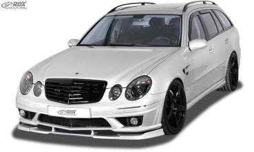 RDX Frontspoilerlippe VARIO-X für MERCEDES E-Klasse W211 AMG 2006-2009 (Passend an AMG bzw. Fahrzeuge mit AMG Frontstoßstange) Frontlippe Front Ansatz Vorne Spoilerlippe