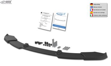 RDX Frontspoilerlippe VARIO-X für MINI R56 / R57 Cooper S Frontlippe Front Ansatz Vorne Spoilerlippe