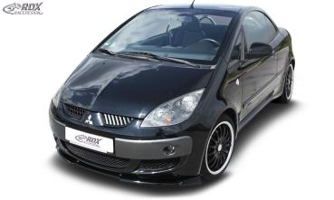 RDX Frontspoilerlippe VARIO-X für MITSUBISHI Colt Z30 3-türer CZT (-2008) / CZC (-2009) Frontlippe Front Ansatz Vorne Spoilerlippe