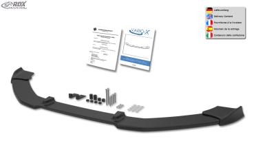 RDX Frontspoilerlippe VARIO-X für OPEL Corsa D Facelift OPC 2010+ (Passend an OPC bzw. Fahrzeuge mit OPC Frontstoßstange) Frontlippe Front Ansatz Vorne Spoilerlippe