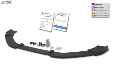 RDX Frontspoilerlippe VARIO-X für OPEL Astra J Facelift 2012+ Frontlippe Front Ansatz Vorne Spoilerlippe