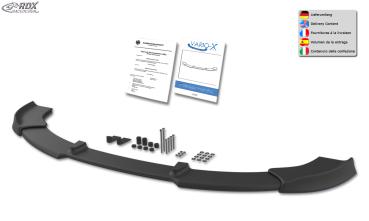 RDX Frontspoilerlippe VARIO-X für OPEL Zafira A OPC (Passend an OPC bzw. Fahrzeuge mit OPC Frontstoßstange) Frontlippe Front Ansatz Vorne Spoilerlippe