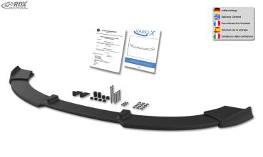 RDX Frontspoilerlippe VARIO-X für RENAULT Clio 3 RS Phase 1 Frontlippe Front Ansatz Vorne Spoilerlippe