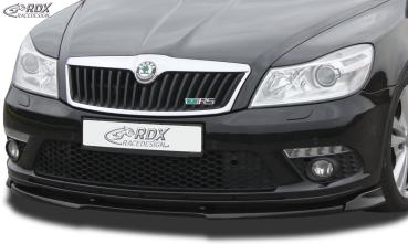 RDX Frontspoilerlippe VARIO-X für SKODA Octavia 2 RS Facelift Typ 1Z 2008+ Frontlippe Front Ansatz Vorne Spoilerlippe
