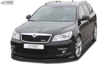 RDX Frontspoilerlippe VARIO-X für SKODA Octavia 2 RS Facelift Typ 1Z 2008+ Frontlippe Front Ansatz Vorne Spoilerlippe