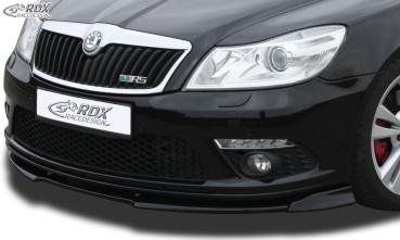 RDX Frontspoilerlippe VARIO-X für SKODA Octavia 2 RS Facelift Typ 1Z 2008+ Frontlippe Front Ansatz Vorne Spoilerlippe