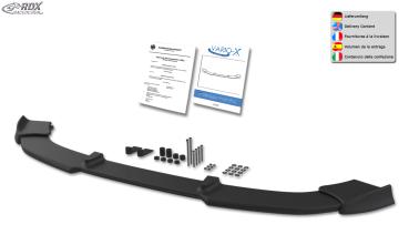 RDX Frontspoilerlippe VARIO-X für SUZUKI Swift (MZ / EZ / 2005+) Frontlippe Front Ansatz Vorne Spoilerlippe
