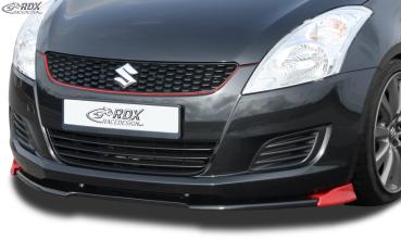 RDX Frontspoilerlippe VARIO-X für SUZUKI Swift (FZ / NZ / 2010+) Frontlippe Front Ansatz Vorne Spoilerlippe