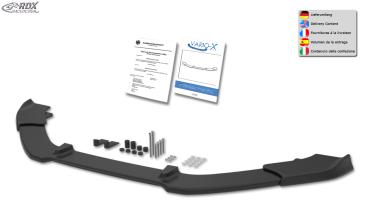 RDX Frontspoilerlippe VARIO-X für SUZUKI Swift Sport 2012+ Frontlippe Front Ansatz Vorne Spoilerlippe