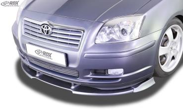 RDX Frontspoilerlippe VARIO-X für TOYOTA Avensis (T25) 2003-2006 Frontlippe Front Ansatz Vorne Spoilerlippe