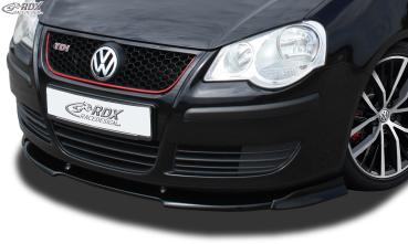 RDX Frontspoilerlippe VARIO-X für VW Polo 9N3 2005+ incl. GTI Frontlippe Front Ansatz Vorne Spoilerlippe