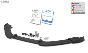 RDX Frontspoilerlippe VARIO-X für VW Polo 6R Frontlippe Front Ansatz Vorne Spoilerlippe