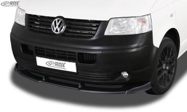 RDX Frontspoilerlippe VARIO-X für VW T5 -2009 (für werkseitig unlackierte Stoßstange wie Transporter, …) Frontlippe Front Ansatz Vorne Spoilerlippe