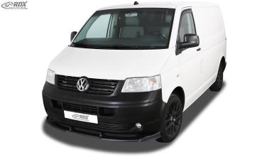 RDX Frontspoilerlippe VARIO-X für VW T5 -2009 (für werkseitig unlackierte Stoßstange wie Transporter, …) Frontlippe Front Ansatz Vorne Spoilerlippe