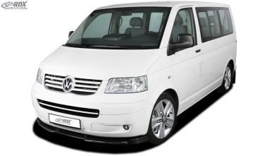 RDX Frontspoilerlippe VARIO-X für VW T5 -2009 (für werkseitig lackierte Stoßstange wie Multivan, …) Frontlippe Front Ansatz Vorne Spoilerlippe