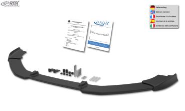 RDX Frontspoilerlippe VARIO-X für VOLVO S80 2006-2013 / V70 2007-2013 Frontlippe Front Ansatz Vorne Spoilerlippe