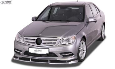 RDX Frontspoilerlippe VARIO-X für MERCEDES C-Klasse W204 / S204 AMG-Styling -2011 (Passend an Fahrzeuge mit AMG-Stylingpaket Frontstoßstange) Frontlippe Front Ansatz Vorne Spoilerlippe
