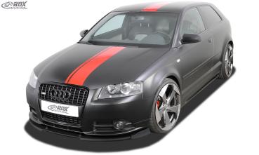 RDX Frontspoilerlippe VARIO-X für AUDI A3 8P 2006-2008 S-Line / A3 Sportback -2008 S-Line Frontlippe Front Ansatz Vorne Spoilerlippe