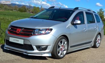 RDX Frontspoilerlippe VARIO-X für DACIA Sandero 2 / Logan 2 (incl. MCV) Frontlippe Front Ansatz Vorne Spoilerlippe