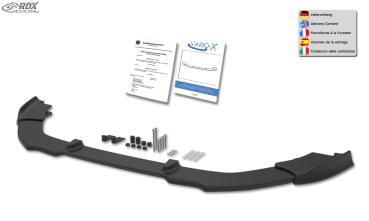 RDX Frontspoilerlippe VARIO-X für FORD Focus 3 ST (2012+) Frontlippe Front Ansatz Vorne Spoilerlippe