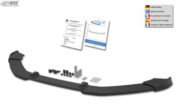 RDX Frontspoilerlippe VARIO-X für VW Polo 6R WRC Frontlippe Front Ansatz Vorne Spoilerlippe