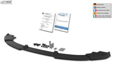 RDX Frontspoilerlippe VARIO-X für BMW 4er F32 / F33 / F36 M-Technik Frontlippe Front Ansatz Vorne Spoilerlippe