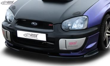 RDX Frontspoilerlippe VARIO-X für SUBARU Impreza 3 (GD) WRX STI 2003-2005 Frontlippe Front Ansatz Vorne Spoilerlippe
