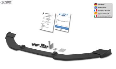 RDX Frontspoilerlippe VARIO-X für OPEL Corsa D Facelift OPC 2010+ Nürburgring Edition (Passend an OPC-NRE bzw. Fahrzeuge mit OPC Frontstoßstange und NRE Ansatz) Frontlippe Front Ansatz Vorne Spoilerlippe