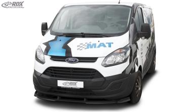 RDX Frontspoilerlippe VARIO-X für FORD Transit Custom / Tourneo Custom 2012+ Frontlippe Front Ansatz Vorne Spoilerlippe