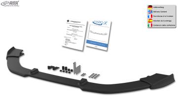RDX Frontspoilerlippe VARIO-X für PEUGEOT 308 (Typ L) GT / GTi Frontlippe Front Ansatz Vorne Spoilerlippe