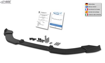 RDX Frontspoilerlippe VARIO-X für MINI Cooper S F55/F56/F57 2014+ Frontlippe Front Ansatz Vorne Spoilerlippe
