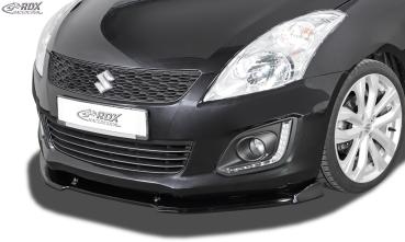 RDX Frontspoilerlippe VARIO-X für SUZUKI Swift (FZ / NZ / 2013+) Frontlippe Front Ansatz Vorne Spoilerlippe