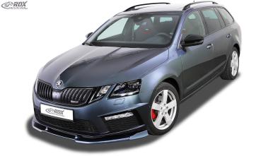 RDX Frontspoilerlippe VARIO-X für SKODA Octavia 3 (5E) RS Facelift 2017+ Frontlippe Front Ansatz Vorne Spoilerlippe