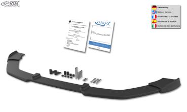 RDX Frontspoilerlippe VARIO-X für MERCEDES CLA C117/W117 2016+ Frontlippe Front Ansatz Vorne Spoilerlippe