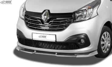 RDX Frontspoiler VARIO-X für RENAULT Trafic (2014-2021) & NISSAN NV300 (2016-2021) & OPEL Vivaro B (2014-2019) & FIAT Talento (2016-2021) Frontlippe Front Ansatz Vorne Spoilerlippe